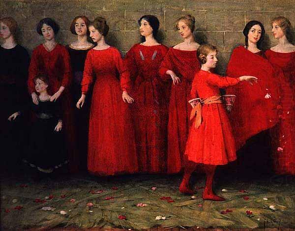 Thomas Cooper Gotch They Come china oil painting image